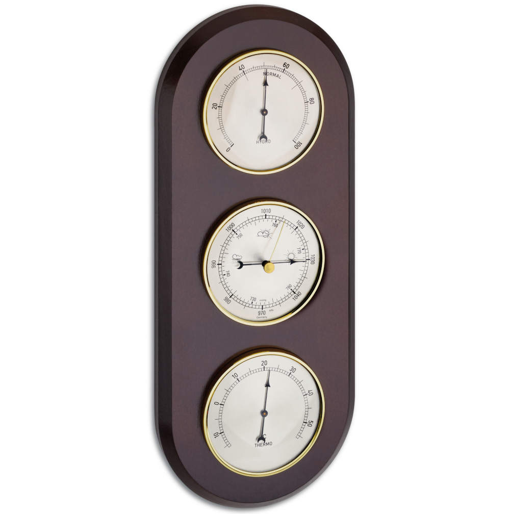 T-20.1064.03 Baromètre Thermo Hygro, Station météo classique bois noyer TFA
<---Cliquez sur l'image pour agrandir---> T-20.1064.03 Baromètre Thermo Hygro, Station météo classique bois noyer TFA