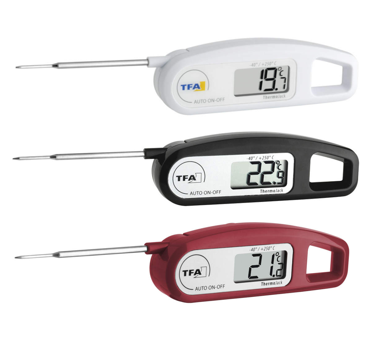 T-30.1047 Thermomètre à sonde de cuisine numérique étanche et rétractable TFA
<---Cliquez sur l'image pour agrandir---> T-30.1047 Thermomètre à sonde de cuisine numérique étanche et rétractable TFA