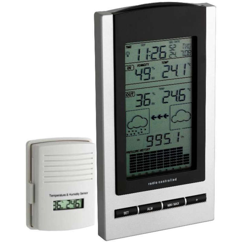 T-35.1083+2LR3+3LR6 Station Météo Thermo/hygro pression avec alarmes TFA
<---Cliquez sur l'image pour agrandir---> T-35.1083+2LR3+3LR6 Station Météo Thermo/hygro pression avec alarmes TFA