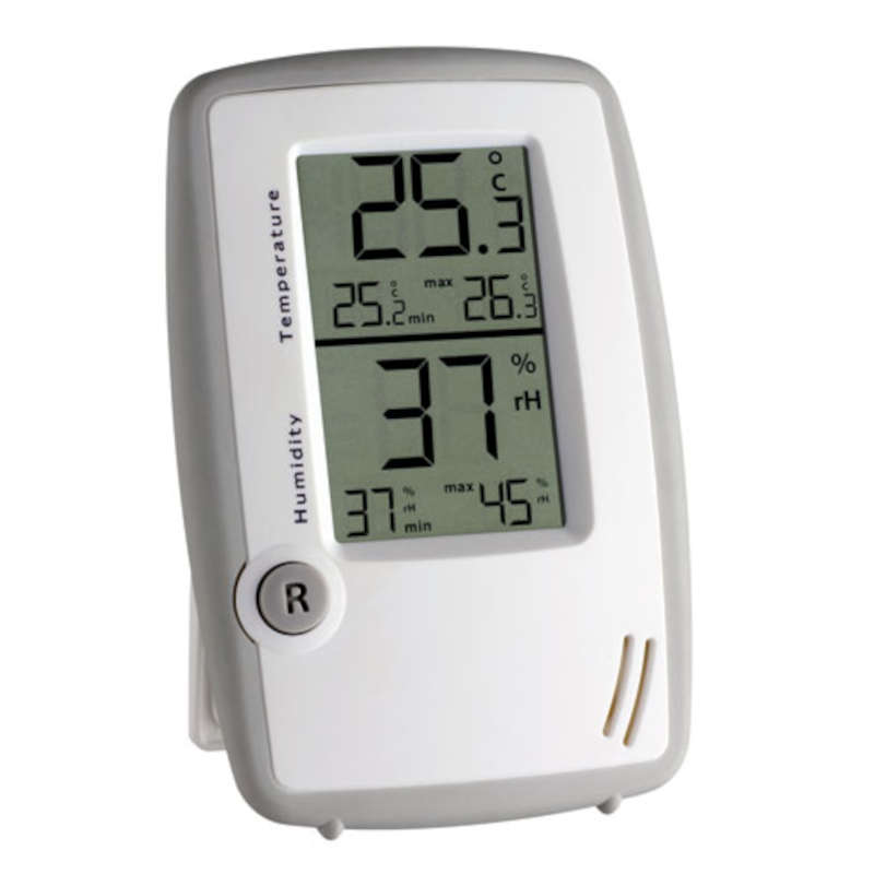 T-30.5015 Thermomètre /Hygromètre affichage des mini/maxi permanent TFA
<---Cliquez sur l'image pour agrandir---> T-30.5015 Thermomètre /Hygromètre affichage des mini/maxi permanent TFA